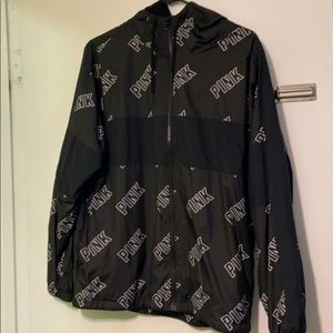 Pink brand windbreaker size small